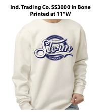 Load image into Gallery viewer, Storm Soccer: Ind. Trading Co SS3000- Crewneck Sweatshirt