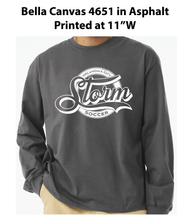 Load image into Gallery viewer, Storm Soccer: Bella Canvas 4651- Heavyweight Long Sleeve
