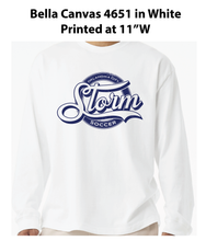Load image into Gallery viewer, Storm Soccer: Bella Canvas 4651- Heavyweight Long Sleeve
