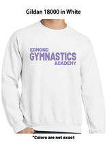 Load image into Gallery viewer, Edmond Gymnastics- Gildan 18000 Adult Crewneck
