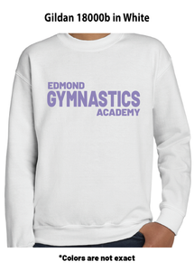 Edmond Gymnastics- Gildan 18000b Youth Crewneck