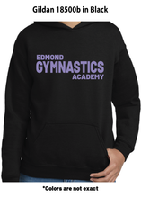 Load image into Gallery viewer, Edmond Gymnastics- Gildan 18500b Youth Hoodie
