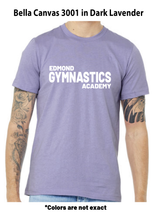 Load image into Gallery viewer, Edmond Gymnastics- Bella Canvas 3001c Adult Tee
